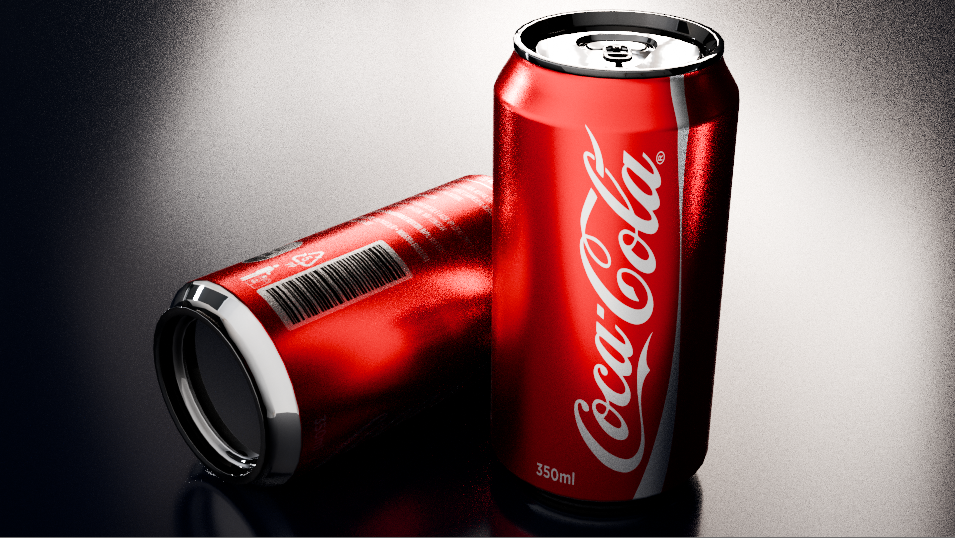 Coca-Cola - Renderização 3D